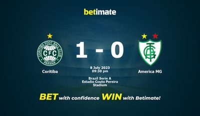 Coritiba vs America MG Prediction, Odds & Betting Tips 07/08/2023