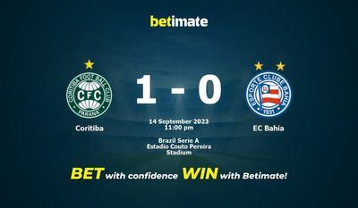 Coritiba vs EC Bahia Prediction, Odds & Betting Tips 09/14/2023