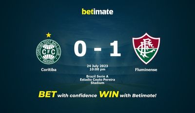 Coritiba vs Fluminense Prediction, Odds & Betting Tips 07/24/2023