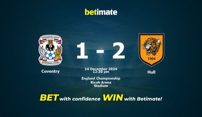 Coventry vs Hull Prediction, Odds & Betting Tips 12/14/2024