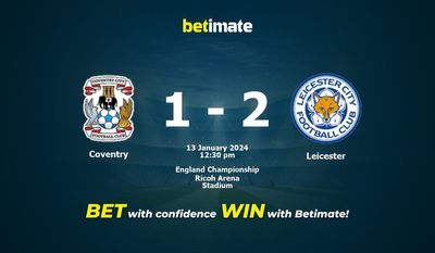 Coventry vs Leicester التوقعات، الصعاب ونصائح الرهان 13/01/2024
