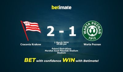 Cracovia Krakow vs Warta Poznan التوقعات، الصعاب ونصائح الرهان 01/03/2024