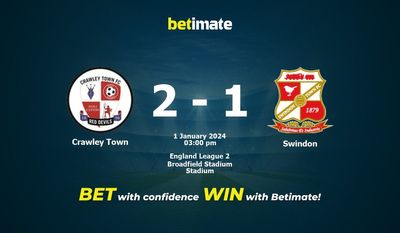Crawley Town vs Swindon التوقعات، الصعاب ونصائح الرهان 01/01/2024