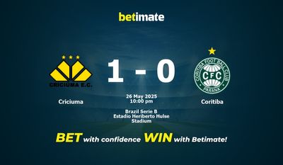 Criciuma vs Coritiba Prediction, Odds & Betting Tips 05/26/2025