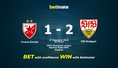 Étoile rouge Zvezda vs VfB Stuttgart Prédiction, cotes et conseils de paris 27/11/2024