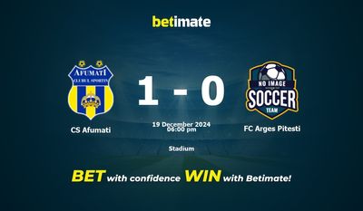 Predicción, cuotas y consejos de apuestas CS Afumati vs FC Arges Pitesti 19/12/2024