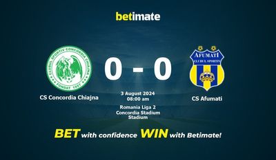 CS Concordia Chiajna vs CS Afumati Prediction, Odds & Betting Tips 08/03/2024