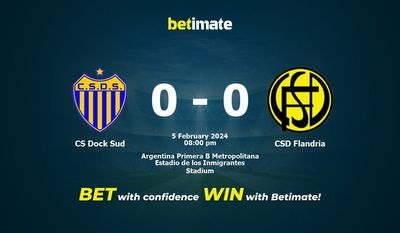 CS Dock Sud vs CSD Flandria التوقعات، الصعاب ونصائح الرهان 05/02/2024