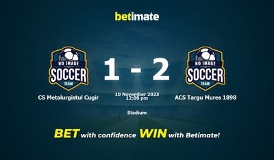 CS Metalurgistul Cugir vs ACS Targu Mures 1898 Prediction, Odds & Betting Tips 11/10/2023