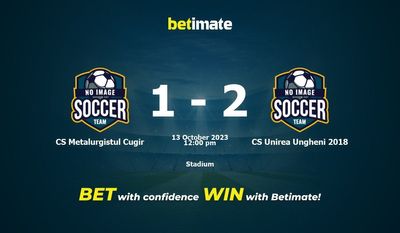 CS Metalurgistul Cugir vs CS Unirea Ungheni 2018 Prediction, Odds & Betting Tips 10/13/2023