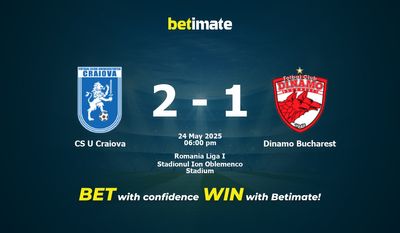 CS U Craiova vs Dinamo Bucharest Prediction, Odds & Betting Tips 05/24/2025