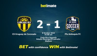 CS Uruguay de Coronado vs Pfa Antioquia FC Prediction, Odds & Betting Tips 10/08/2024