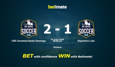 CSD Juventud Santo Domingo vs Deportivo Lute Prediction, Odds & Betting Tips 06/14/2026