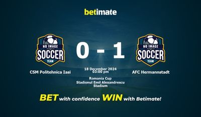 CSM Politehnica Iasi vs AFC Hermannstadt Prédiction, cotes et conseils de paris 18/12/2024