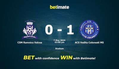 CSM Ramnicu Valcea vs ACS Vedita Colonesti MS Prediction, Odds & Betting Tips 05/07/2024