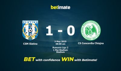CSM Slatina vs CS Concordia Chiajna Prediction, Odds & Betting Tips 05/03/2025