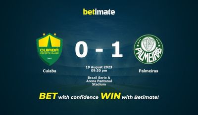 Cuiaba vs Palmeiras Prediction, Odds & Betting Tips 08/19/2023