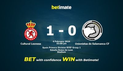الثقافية Leonesa vs Unionistas de Salamanca CF التوقعات، الصعاب ونصائح الرهان 04/02/2024