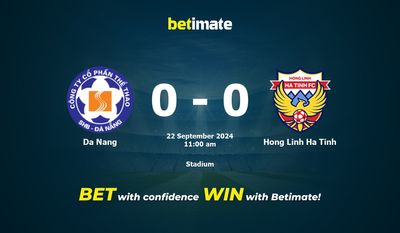 Da Nang vs Hong Linh Ha Tinh Prediction, Odds & Betting Tips 09/22/2024
