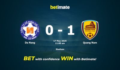 Da Nang vs Quang Nam Prediction, Odds & Betting Tips 05/17/2025