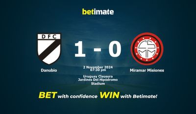 Danubio vs Miramar Misiones Pronostici, quote e consigli di scommessa 02/11/2024