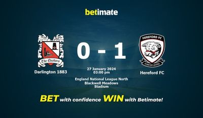 Darlington 1883 vs Hereford FC التوقعات، الصعاب ونصائح الرهان 27/01/2024