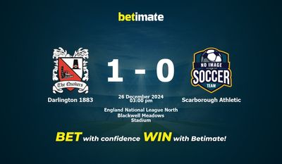 Darlington 1883 vs Scarborough Athletic Pronostic, cotes et conseils de paris 26/12/2024
