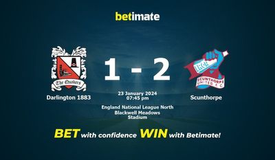 Darlington 1883 vs Scunthorpe التوقعات، الصعاب ونصائح الرهان 23/01/2024