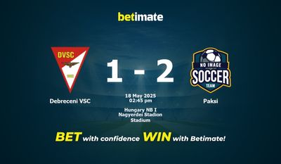 Debreceni VSC vs Paksi Prediction, Odds & Betting Tips 05/18/2025