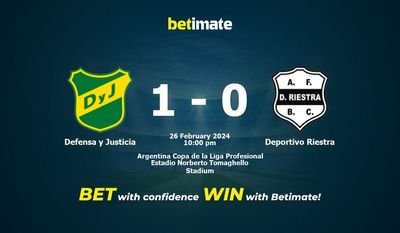 Defensa y Justicia vs Deportivo Riestra التوقعات، الاحتمالات ونصائح الرهان 26/02/2024