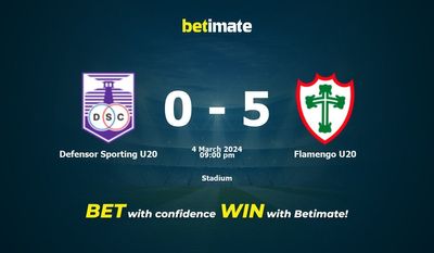 Defensor Sporting U20 vs Flamengo U20 التوقعات، الصعاب ونصائح الرهان 03/04/2024