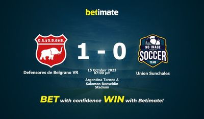 Defensores de Belgrano VR vs Union Sunchales Prediction, Odds & Betting Tips 10/15/2023