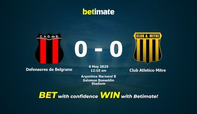 Defensores de Belgrano vs Club Atletico Mitre Prediction, Odds & Betting Tips 05/06/2025