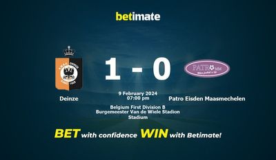 Deinze vs Patro Eisden Maasmechelen التوقعات، الاحتمالات ونصائح الرهان 09/02/2024