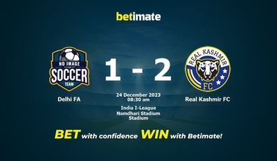 Delhi FA vs Real Kashmir FC 预测、赔率和投注技巧 12/24/2023