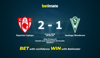 Deportes Copiapo vs Santiago Wanderers Prediction, Odds & Betting Tips 06/06/2026
