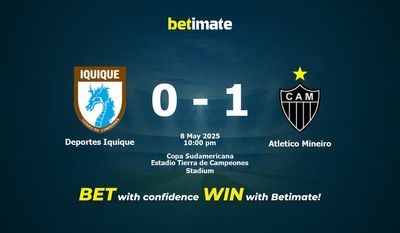 Deportes Iquique vs Atletico Mineiro Prediction, Odds & Betting Tips 05/08/2025