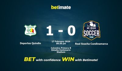 Deportes Quindio vs Real Soacha Cundinamarca التوقعات، الصعاب ونصائح الرهان 2024/02/17