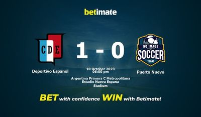 Deportivo Espanol vs Puerto Nuevo Prediction, Odds & Betting Tips 10/10/2023