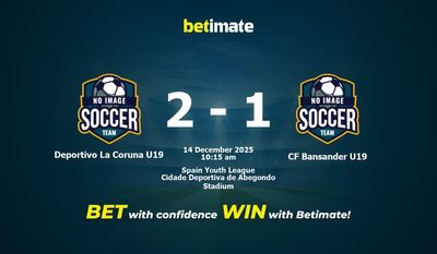 Deportivo La Coruna U19 vs CF Bansander U19 Prediction, Odds & Betting Tips 12/14/2025