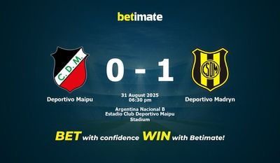 Deportivo Maipu vs Deportivo Madryn Prediction, Odds & Betting Tips 08/31/2025