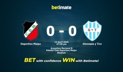 Deportivo Maipu vs Gimnasia y Tiro Prediction, Odds & Betting Tips 04/13/2025