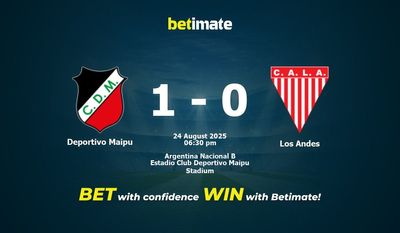Deportivo Maipu vs Los Andes Prediction, Odds & Betting Tips 08/24/2025