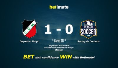 Deportivo Maipu vs Racing de Cordoba Prediction, Odds & Betting Tips 06/14/2025