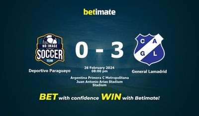 Deportivo Paraguayo vs General Lamadrid التوقعات، الاحتمالات ونصائح الرهان 26/02/2024