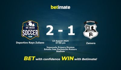 Deportivo Rayo Zuliano vs Zamora Prediction, Odds & Betting Tips 08/13/2024