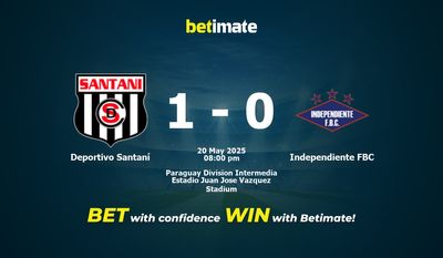 Deportivo Santaní vs Independiente FBC Prediction, Odds & Betting Tips 05/20/2025