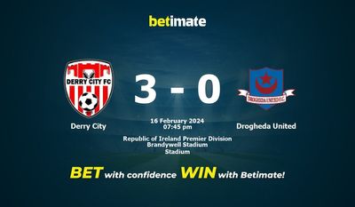 Derry City vs Drogheda United التوقعات، الصعاب ونصائح الرهان 16/02/2024