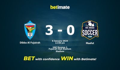 Dibba Al Fujairah vs Masfut التوقعات، الصعاب ونصائح الرهان 01/06/2024