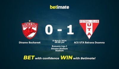 Dinamo Bucharest vs ACS UTA Batrana Doamna التوقعات، الصعاب ونصائح الرهان 08/03/2024